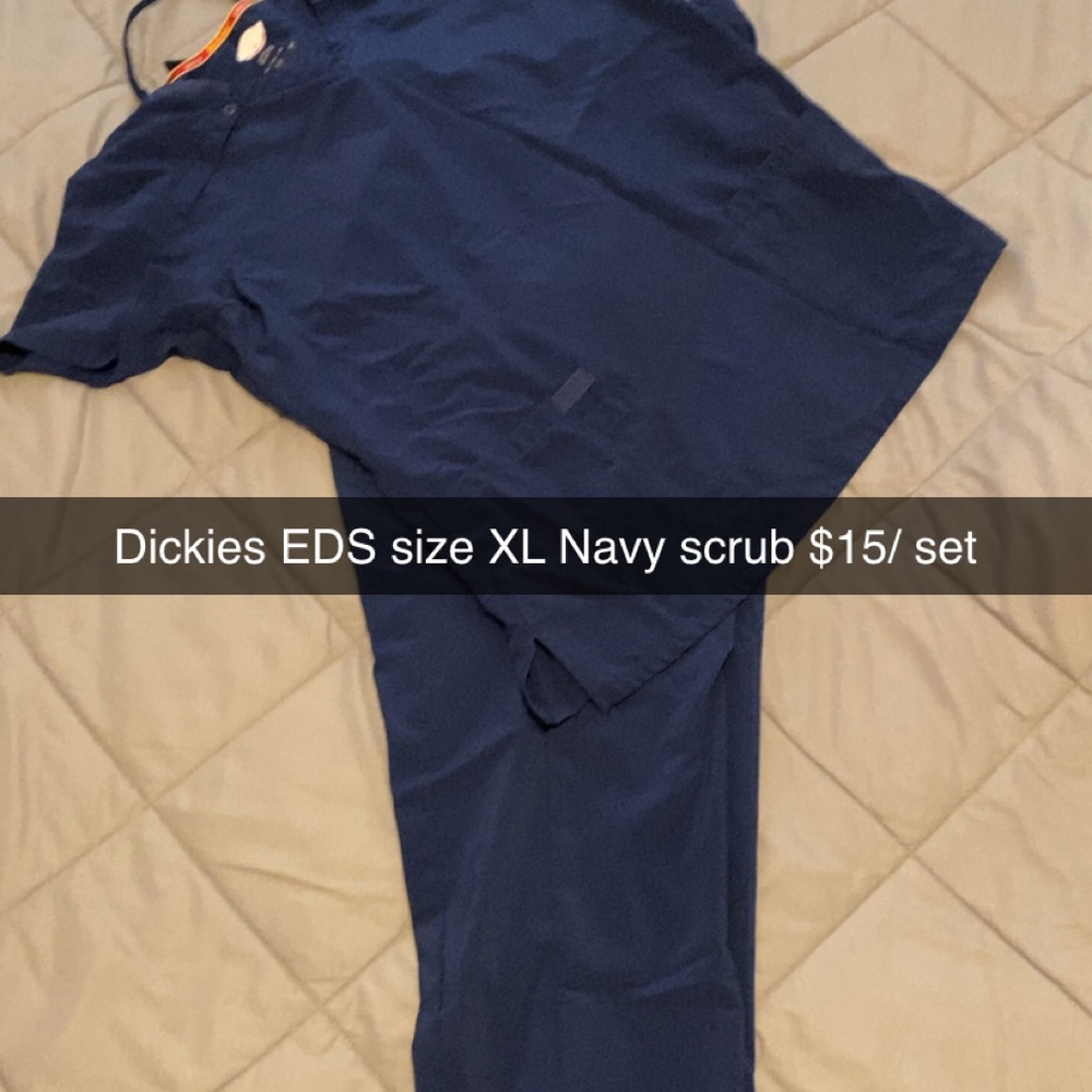 Dickies Dark Blue Scrub Set XL